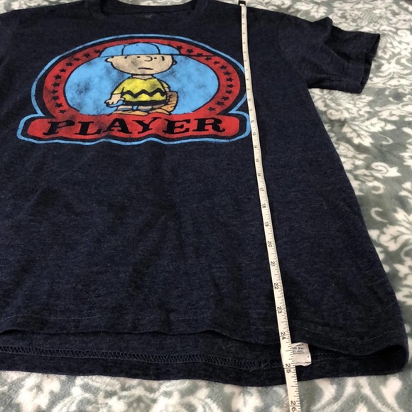 GAP Charlie Brown Player Navy Blue Licensed Tee XS - Picture 5 of 8